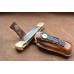 Ножны формованные для складного ножа, клипса подвес, крокодиловая кожа et24